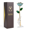 Sparkling Luxury 24K Gold Dipped Roses - Wholesale Customized Sky Blue