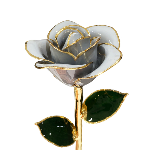 Factory direct sale 24K gold foil roses Christmas decoration cross-border e-commerce preferred baking paint flower