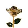 Gold-plated roses mother's day gift foreign trade company customized gold dipped roses in stock wholesale
