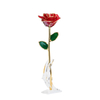 24K Dipped Gold Rose Christmas Arrangement Cross Border Ecommerce Preferred Baked Lacquer Flower