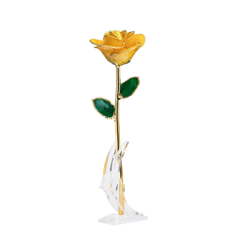 Gold-plated roses wedding souvenirs cross-border e-commerce preferred dipped gold roses in stock wholesale