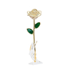 Best Selling 24K Gold Foil Roses Christmas Decoration Cross Border E-Commerce Exquisite Baked Lacquer Flowers