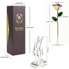 45 color options for 5-petal 24K gold dipped roses