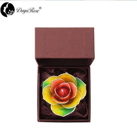 Daiya Gold Dipped Rose Color - Single Flower (Natural Rose Material)
