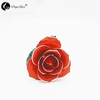 Deep Orange with Silver Rose(July)