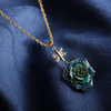 Angel Wings Two-color Rose Necklace (fresh Rose)