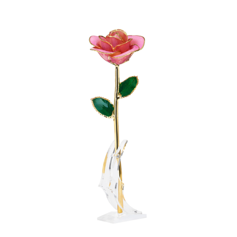 Source factory gold-plated roses mother's day gift foreign trade company customized gold roses
