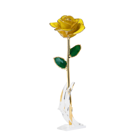 Source factory gold-plated roses valentine's day gift foreign trade company customized gold roses