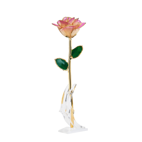 Source factory dipped gold roses wedding arrangement decorations cross-border e-commerce preferred gold-plated roses