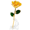 Dawn Lemon Gradient rose petal and gold-plated edge detail