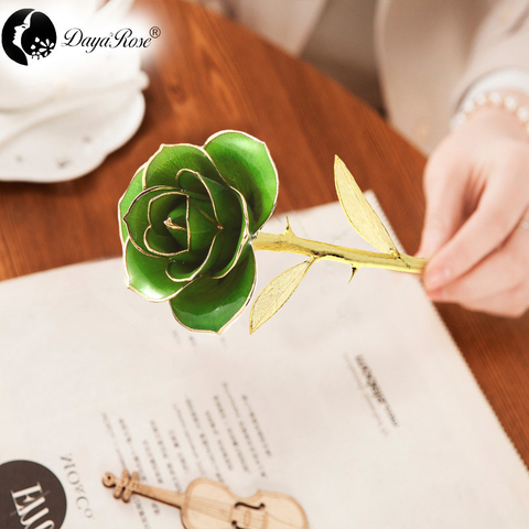 Daiya Light Green Rose 24K Gold (gold Leaf)
