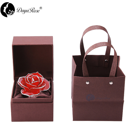 Daiya Silver Edge Rose Red - Love Only (Natural Rose Material)