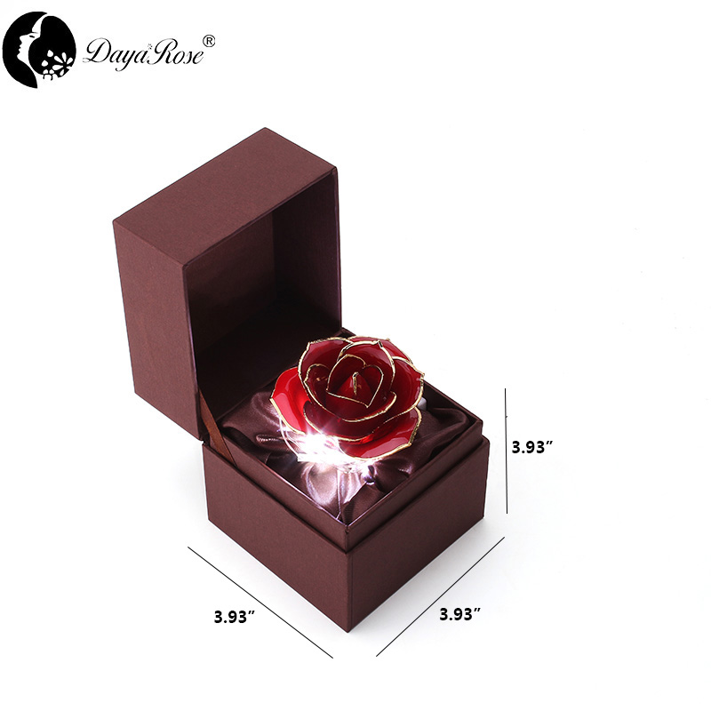 Gold Dipped Roses Love Only Series Red Wholesale Customised