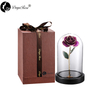  24K Gold-Plated Roses Wholesale Customized Purple (Glass Cover Series)