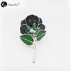Black Rose with Silver