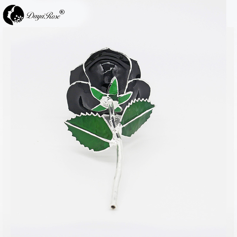 Black Rose with Silver