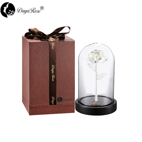 Wholesale Processing Customized Diana Silver Rose（The Glass Cover）