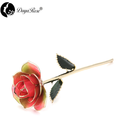 24K Gold Dipped Rose Rainbow Color Wholesale Holiday Gifts