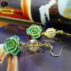 Gold Rose Earrings (fresh Rose)