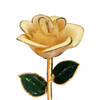 Factory direct sale 24K gold-plated roses Christmas ornaments cross-border e-commerce preferred baking paint flower