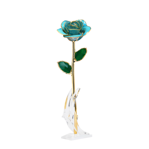 Factory direct sale gold-plated roses Mother's Day creative gifts foreign trade companies customized gold roses