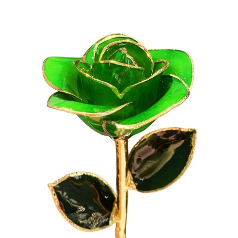 Gold-plated roses mother's day gift foreign trade company customized gold roses in stock wholesale