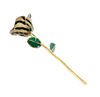 Source factory dipped gold rose flower mother's day gift foreign trade company customized gold rose flower ornament