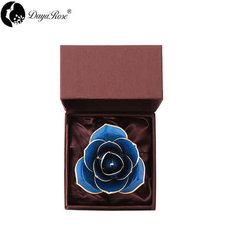 Daiya Gold Dipped Rose Blue - Love Only (natural rose colored material)