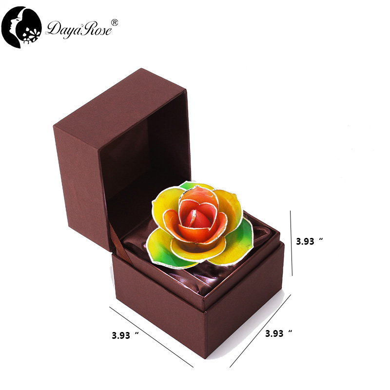 Daiya Gold Dipped Rose Color - Single Flower (Natural Rose Material)