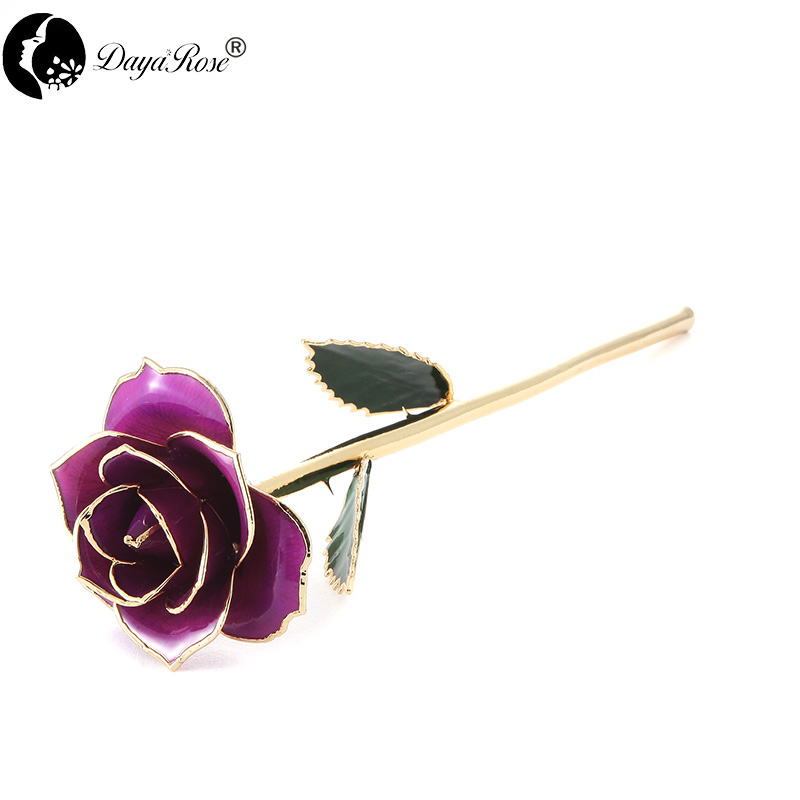Wholesale Processing Customized Diana Purple Gold Rose