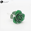 Dark Green with Silver Roses(May)