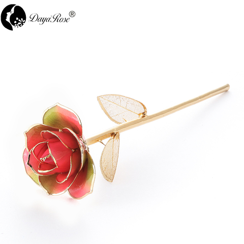 Daiya Rainbow Rose 24K Gold Dipped Rose Manufacturer (Natural Rose Material)