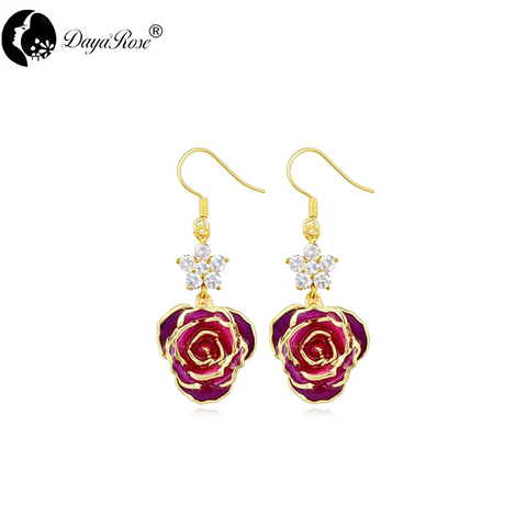 Petal Gold Rose Earring (fresh Rose)