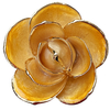 24K Gold Dipped Rose – Orange Lemon 5-Petal Rose