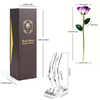 24K Gold Dipped Rose – Royal Violet Gold Ombre 5-Petal Rose
