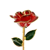 Source factory direct 24K gold-plated roses Christmas ornaments cross-border e-commerce preferred baking paint flower