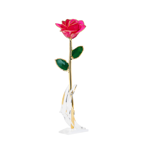 Gold roses wedding souvenirs cross-border e-commerce preferred gold-plated roses in stock wholesale
