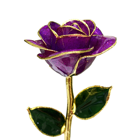 Source factory 24K gold foil roses Christmas decoration cross-border e-commerce preferred baking paint flower