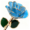 Aurora Sky Blue Edge gold rose gift display