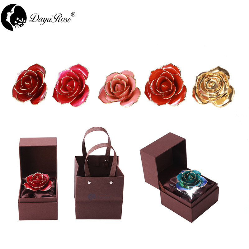 Gold Dipped Roses Love Only Series Red Wholesale Customised
