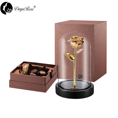 Daiya Venus Rose in 24k Gold /The Glass Cover