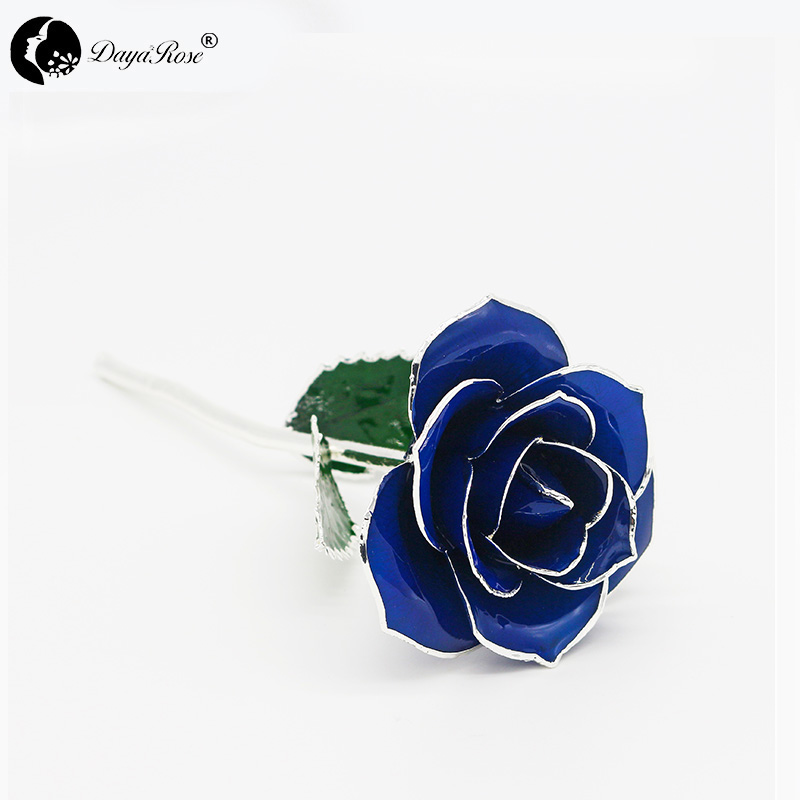 Rose in Blue with Silver (September)