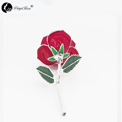 Rose Red Rose with Silver Roses