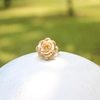 Petal Diamond Gold Rose Ring (natural Flowers)