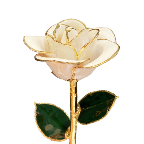 Gold-plated roses valentine's day gift foreign trade company customized gold roses spot wholesale
