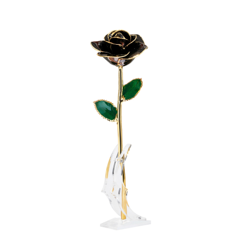 Factory direct sale gold roses wedding arrangement supplies cross-border e-commerce preferred gold-plated roses