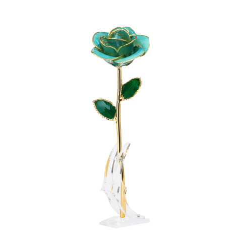 Source factory gold roses wedding souvenirs cross-border e-commerce preferred gold-plated roses in stock wholesale