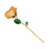Source factory 24K dipped gold roses Christmas ornaments cross-border e-commerce preferred baking paint flower