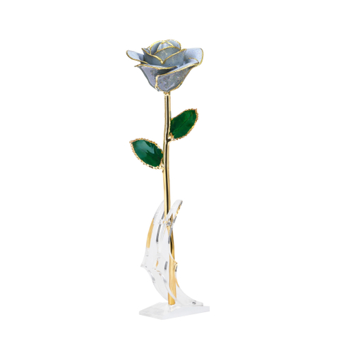 Dipped gold roses mother's day gift foreign trade company customized gold roses spot wholesale