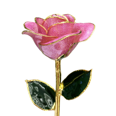 Gold-plated roses mother's day gift foreign trade company customized gold roses in stock wholesale